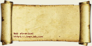 Isidora Damjanović vizit kartica